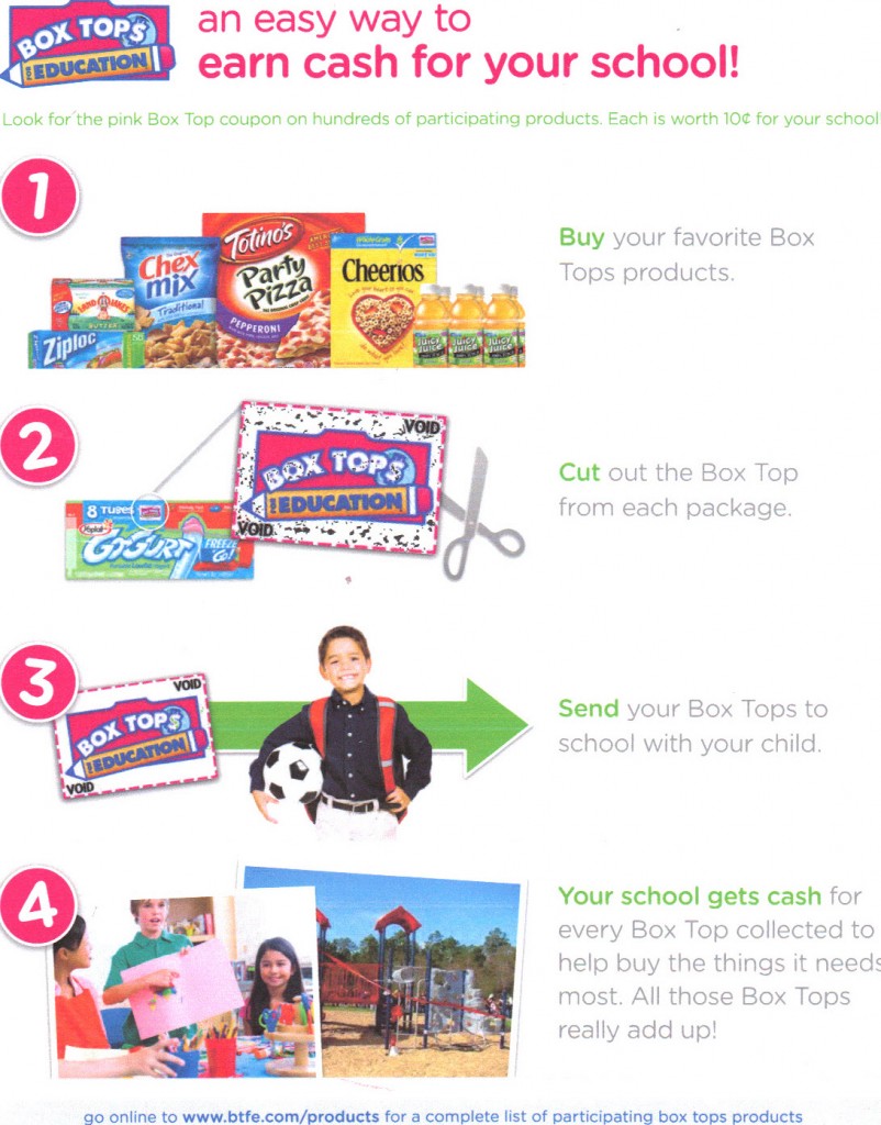 Box Tops Flyer