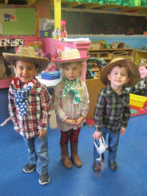 Three year olds at Kiddie Junction preschool